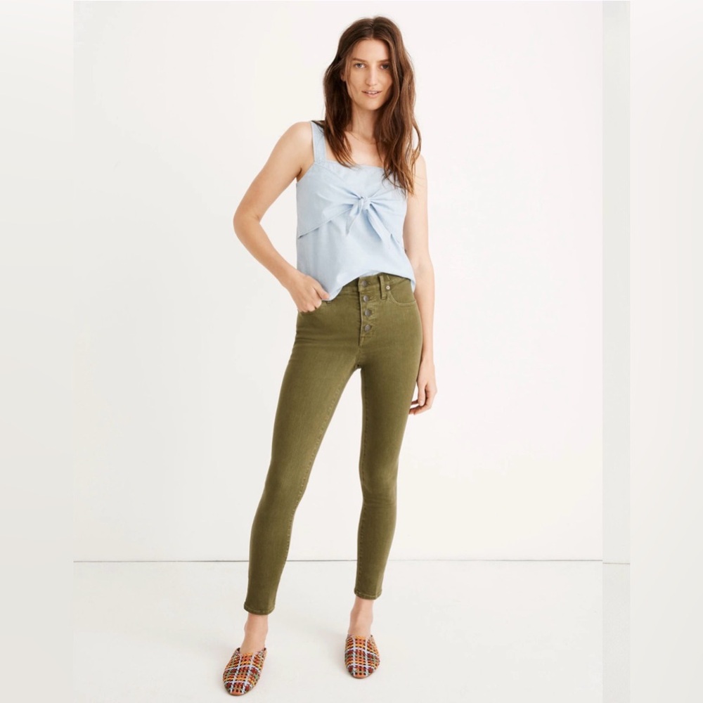 Madewell 9" Mid-Rise Skinny Crop Jeans
